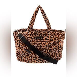 Marc Jacobs animal print  Leopard Baby Bag/tote/measurements in description